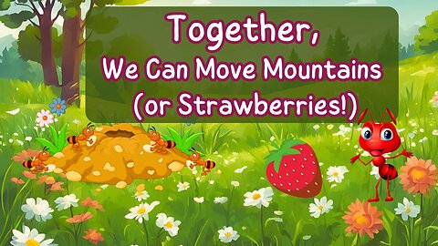 Together, We Can move Mountains (or Strawberries) - Power of Unity Story for children