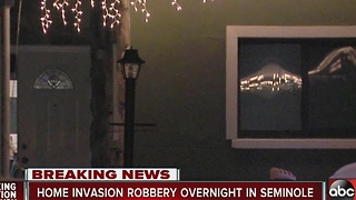 Home invasion robbery overnight in Seminole