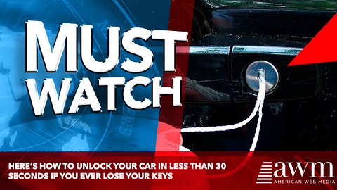 Here’s How To Unlock Your Car In Less Than 30 Seconds If You Ever Lose Your Keys