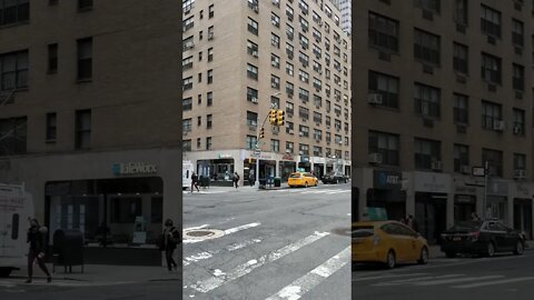 East 56th Street and Lexington Avenue in New York City 2021.