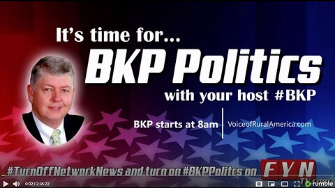 LIVESTREAM - Monday 3/18 8:00am ET - Voice of Rural America with BKP