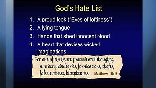 Things God hates