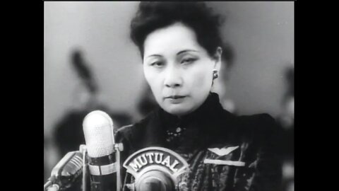 1943 Newsreel - Madam Chang at Hollywood Bowl - Coy Watson