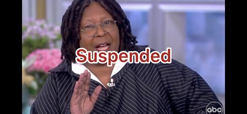 Whoopi got suspended?