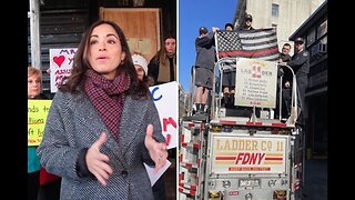 NY Firefighters Forced To Remove Flag For 9/11 Heroes After Leftwing Questioning, Backlash Saves Day