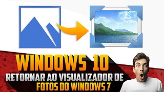 🎁[NOVIDADE] - Habilitar Visualizador de Fotos Clássico No Windows 10!😎