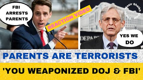 'JOSH HAWLEY PUTS Fear of GOD in Garland - YOU Must GO "RESIGN NOW" We Will NEVER Jail PARENTS EVER