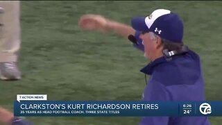 Clarkston's Kurt Richardson retires after 35 years, three state titles