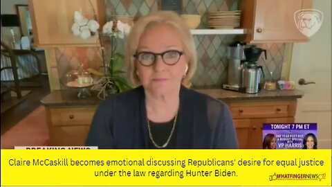 Claire McCaskill becomes emotional discussing Republicans' desire for equal justice