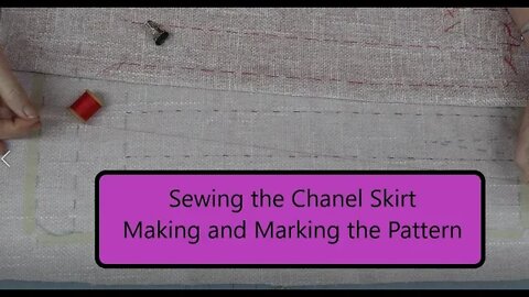 The Chanel Skirt - Making and marking the pattern