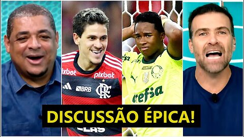 PEGOU FOGO! "FALA AGORA! O Flamengo DEITOU E ROLOU no Palmeiras e pode..." Pilhado e Vampeta DEBATEM