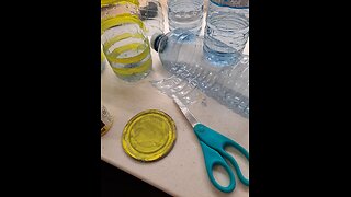 Water Bottle Upcycle Craft - I Beelieve Mini Garden