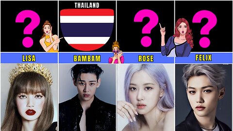 The Most Popular Non-Korean K pop Idols 2023 II K-pop idols that are not from Korea.II LISA II BTS