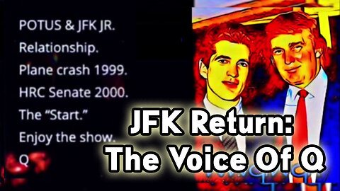 SGAnon and Derek Johnson @POTUS & JFK Jr Return Jan 9. 2023