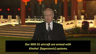 Putin: The US ATACMS missiles in Ukraine & MIG-31 with "Kinzhal´s" over Black Sea