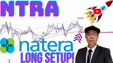 Natera NTRA - Long Setup. Fibonacci Analysis. Technical Analysis.