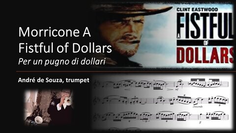 Morricone A Fistful of Dollars (Per un pugno di dollari) por André de Souza, trumpet