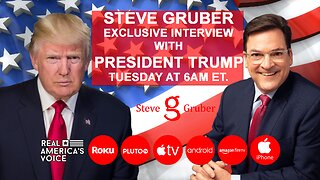 THE STEVE GRUBER SHOW INTERVIEW WITH TRUMP 2-27-24