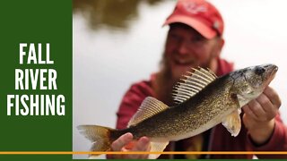 Fall River Fishing For Walleye, Pike, Bass and Rock Bass / Fishing Michigan Rivers