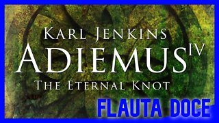 ADIEMUS - KARL JENKINS - FLAUTA DOCE Tutorial com notas na tela