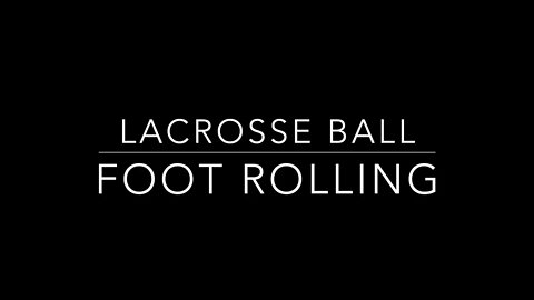 🏋️‍♂️ HOW TO Lacross Ball Foot Release - Self Myofascial Release | Coach Mike