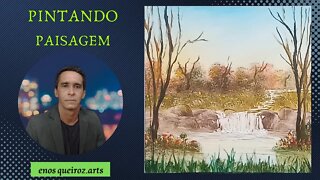 ✅[ARTE] Pintura paisagem [Painting Landscape Tile Art]