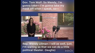 Hot mic: Pennsylvania Representative Wendy Ullman admits masks are political theater (Sep. 29, 2020)