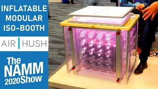 AIRHUSH Inflatable Modular Iso-Booth & Vocal Booth - Best Of NAMM 2020