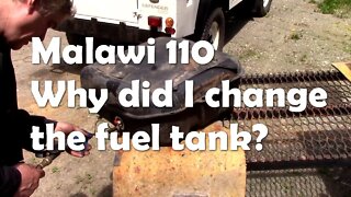 Why did I change the Malawi 110 fuel tank? Let's have a look!