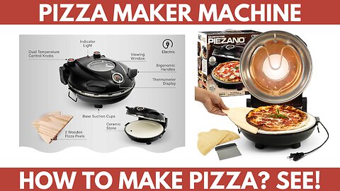 How To Make Pizza At Home | Pizza Maker Machine For Home | Pizza Making
