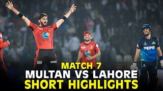 HBL PSL 9 | Match 7 | Short Highlights | Multan Sultans vs Lahore Qalandars