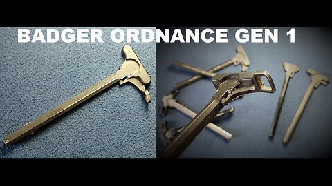 BADGER ORDNANCE TACTICAL LATCH - GEN 1. Charging Handle Replacement latch, AR-15 / M-16 / M-4 types