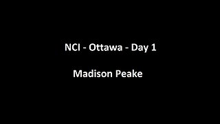 National Citizens Inquiry - Ottawa - Day 1 - Madison Peake Testimony