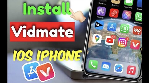 How tow videos Iphons download vidmate iPhone se video kese download kare