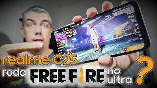 Tropa! realme C25 roda Free Fire no Ultra!?