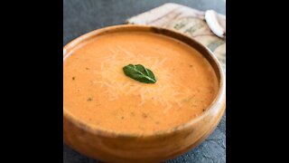 Creamy Roasted Tomato Basil Soup Recipe