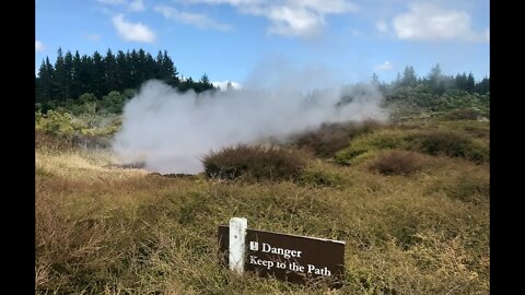 Craters of the Moon Taupo New Zealand Huka Falls Wairake 2020