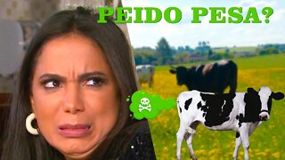 Passei mal com essa jornalista do Agro falando da Anita e o peido da vaca! #anitta #agro #treta