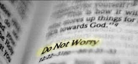 Worry Can Be Sinful