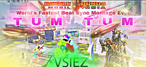 TUM TUM BEAT SYNC MONTAGE : World's Fastest Beat Sync Montage Ever | Tum Tum Bgmi Montage | #bgmi