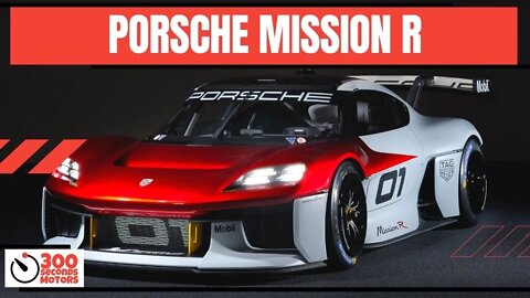 PORSCHE MISSION R a electric race car with 1.100 hp and AWD