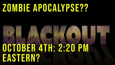 FEMA Wireless Test on Oct 4th Triggering A "Zombie Apocalypse"? (LOL)