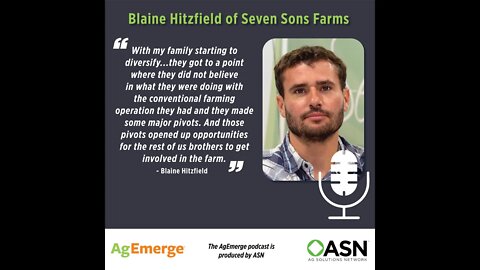 AgEmerge Podcast 062 with Blaine Hitzfield of Seven Sons