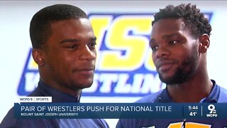 Mount St. Joseph University wrestlers aiming for the school's first national title