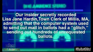 MA Town Clerk CONFIRMS GLITCH That Sent Mail-In-Ballots To Voters That Didn't Request - 11-25-20