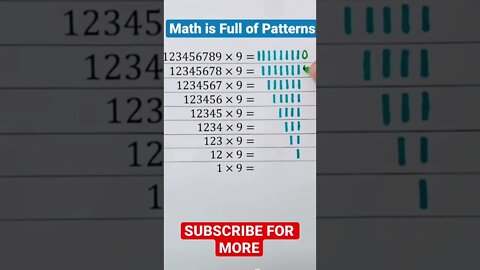 multiplication patterns trick