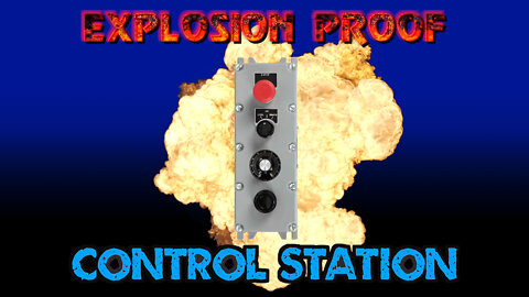 Explosion Proof Control Station - C1D1/C2D1 - Local/Off/Auto 3-Pos Switch - 10k Ohm Potentiometer