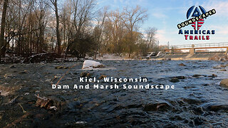 Kiel Wisconsin Dam & Marsh Soundscape November Snow