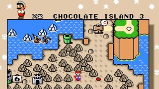 Chocolate Island 3 | Secret Exit & Dragon Coins | Super Mario World