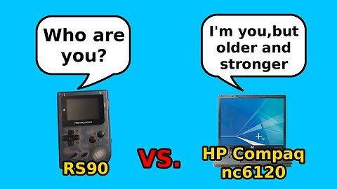 HP Compaq nc6120 compared to the RS90